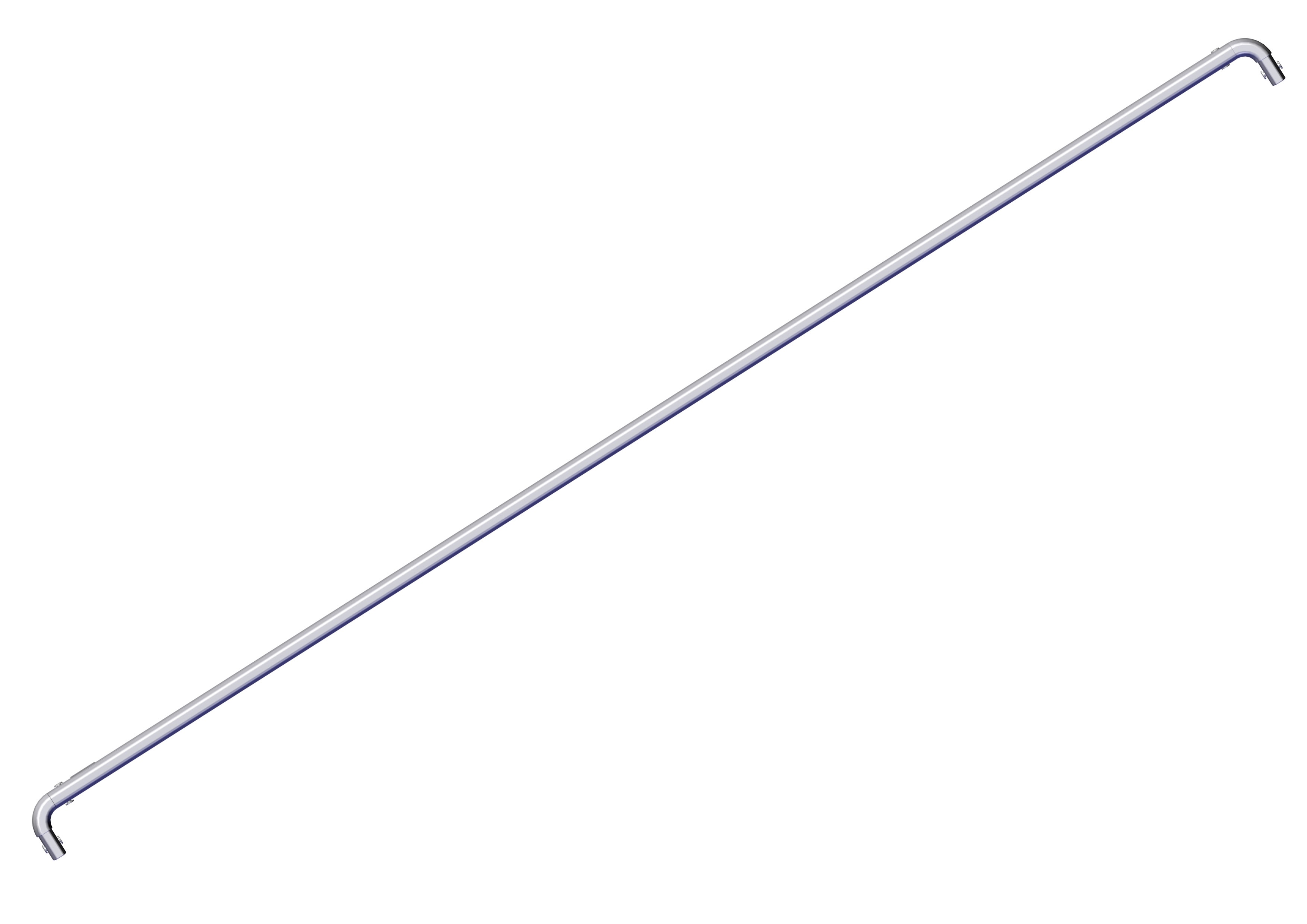 Bow Tube, Tension Bow Top Tube w/ 2-Corners