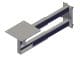 Adjustable Straight Mount, for 12&16 Spring Top Mount Pivots:(LHS)