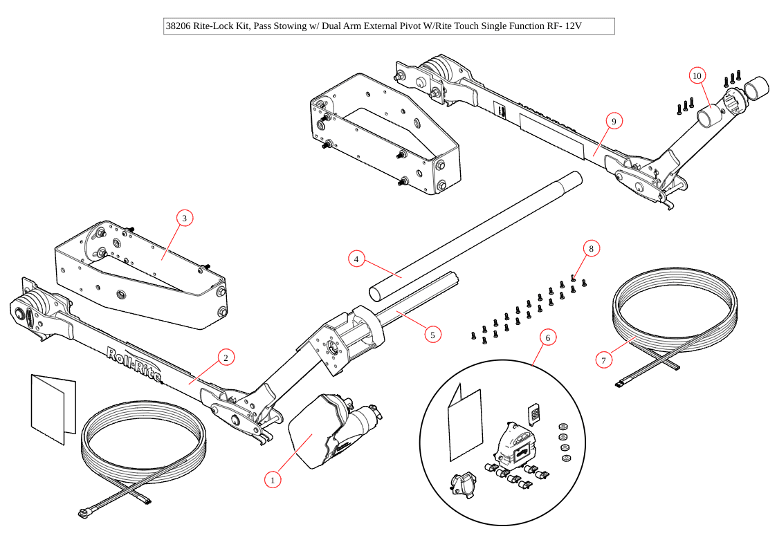 Parts List for 38206